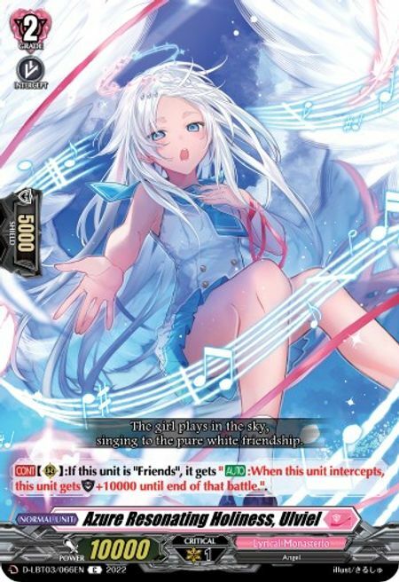 Azure Resonating Holiness, Ulviel Card Front