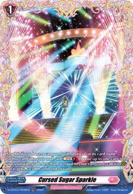 Cursed Sugar Sparkle Card Front