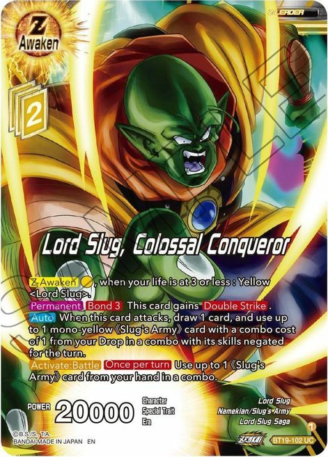 Lord Slug, Colossal Conqueror Card Front