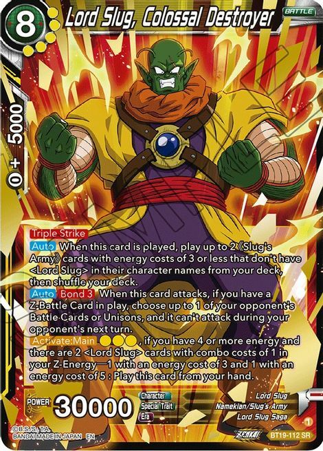 Lord Slug, Colossal Destroyer Card Front