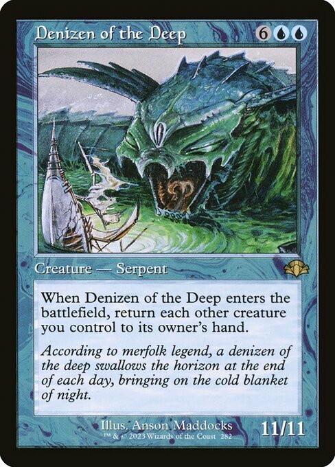 Denizen of the Deep Card Front