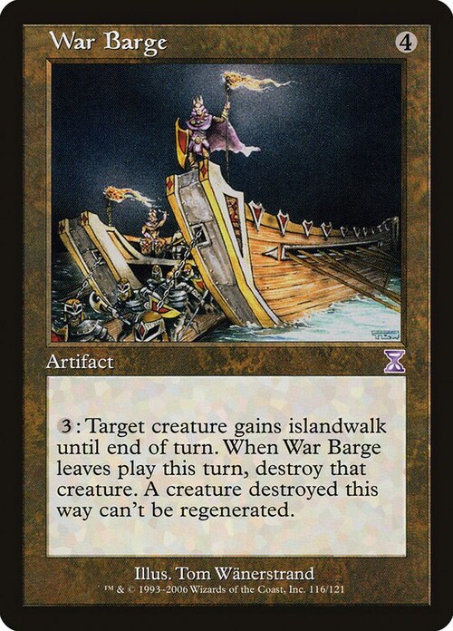 War Barge Card Front