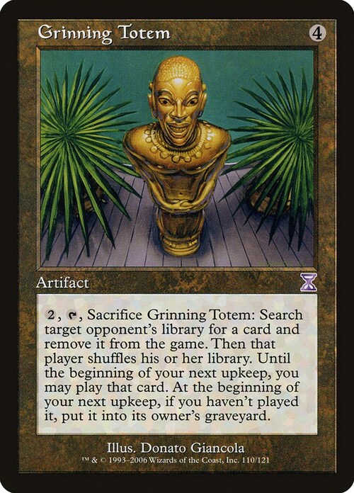 Grinning Totem Card Front