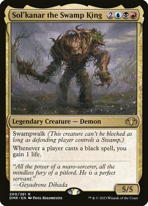 Sol'kanar the Swamp King Card Front