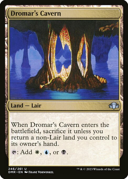 Dromar's Cavern Card Front