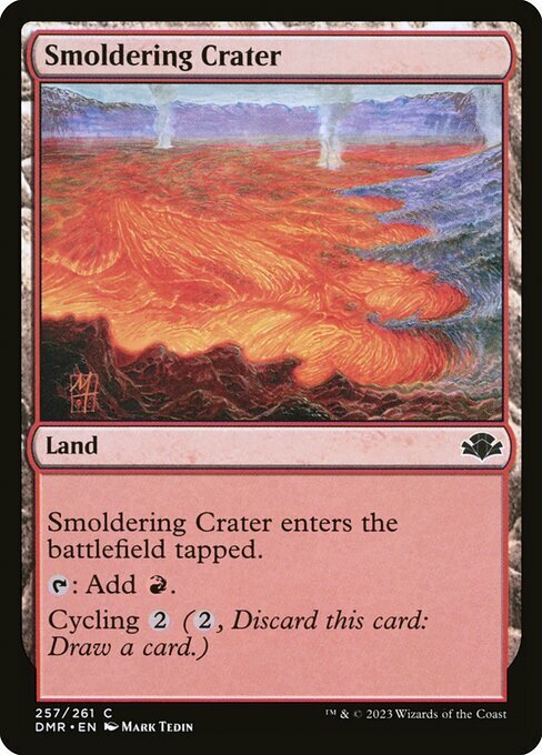 Smoldering Crater Card Front