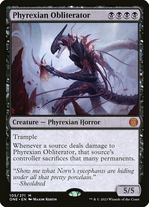 Phyrexian Obliterator Card Front