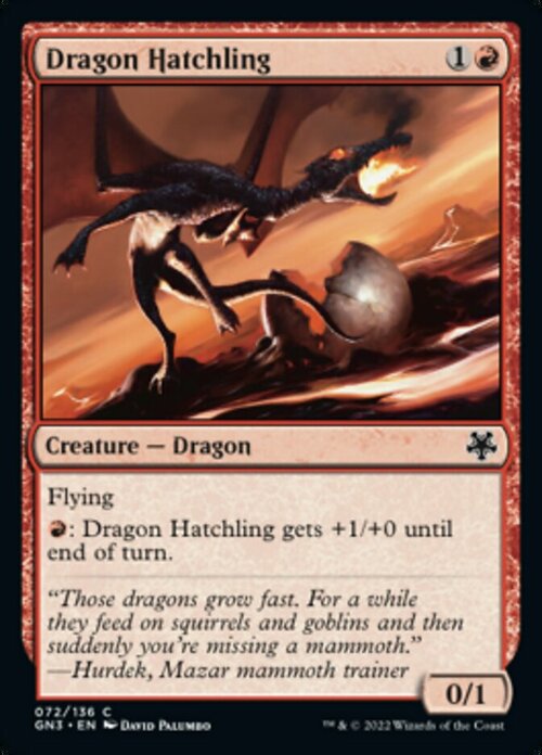 Dragon Hatchling Card Front