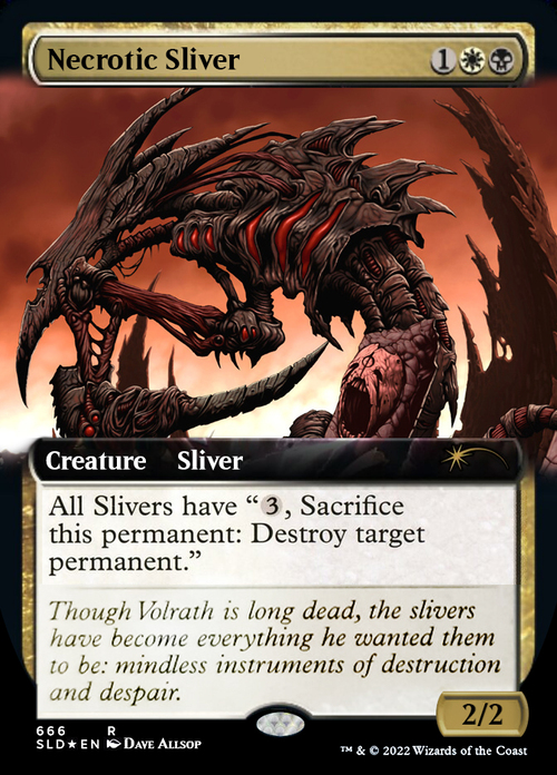 Necrotic Sliver Card Front