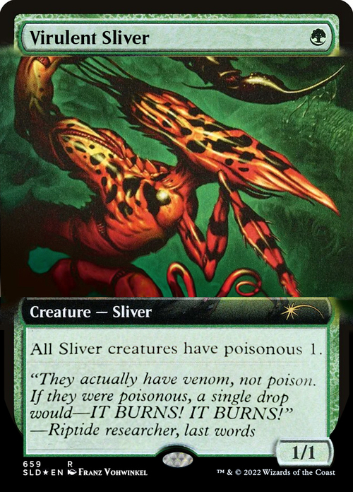 Virulent Sliver Card Front