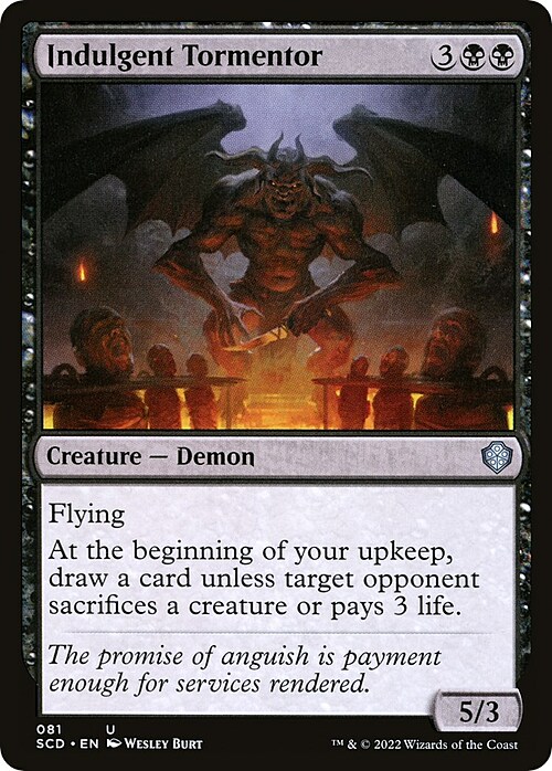 Indulgent Tormentor Card Front