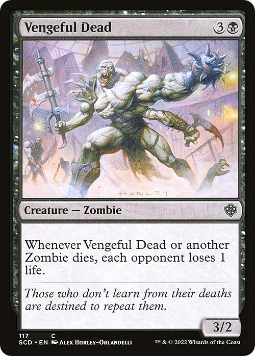 Vengeful Dead Card Front