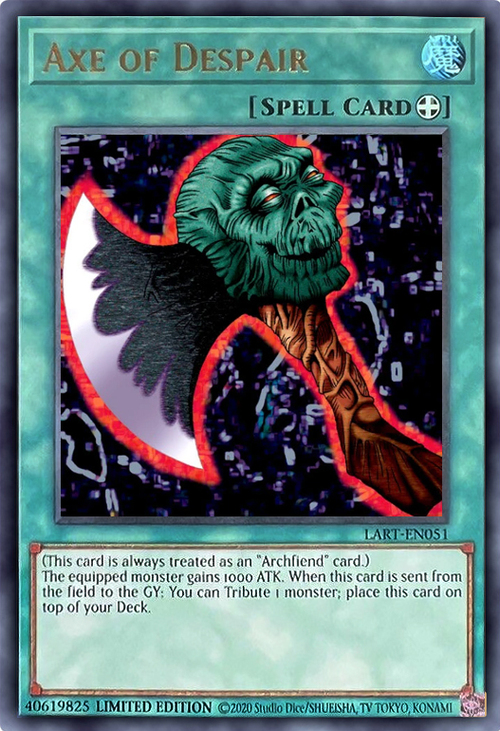 Axe of Despair Card Front