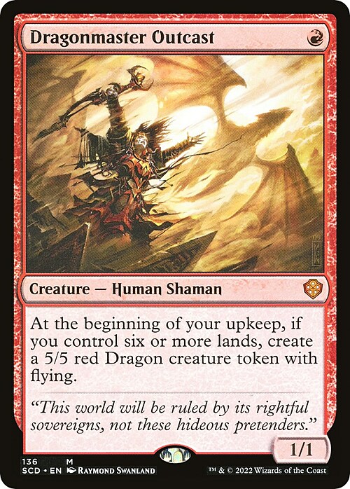 Dragonmaster Outcast Card Front