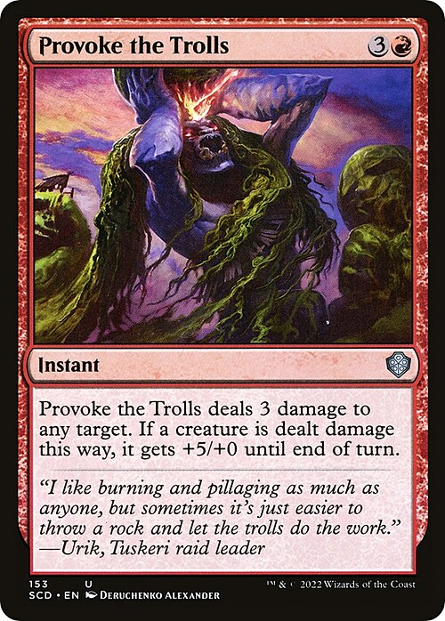 Provoke the Trolls Card Front