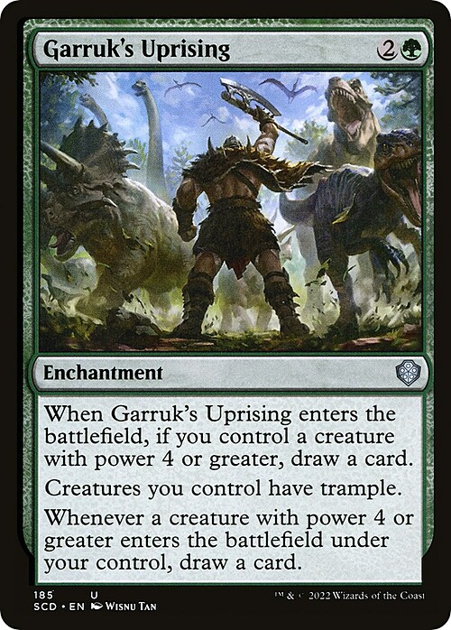 Garruk's Uprising Card Front