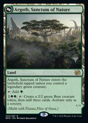 Argoth, Sanctum of Nature // Titania, Gaea Incarnate