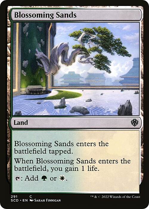 Blossoming Sands Card Front