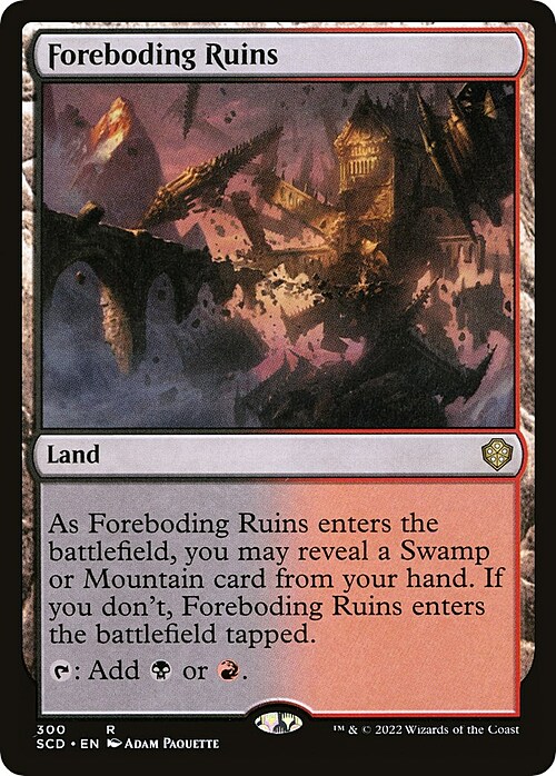 Foreboding Ruins Card Front