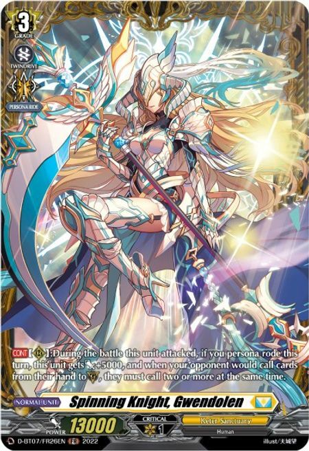 Spinning Knight, Gwendolen Card Front