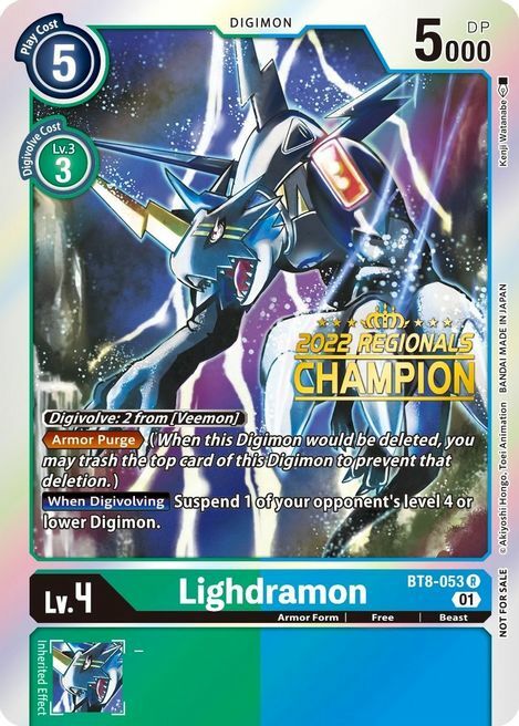 Lighdramon Card Front