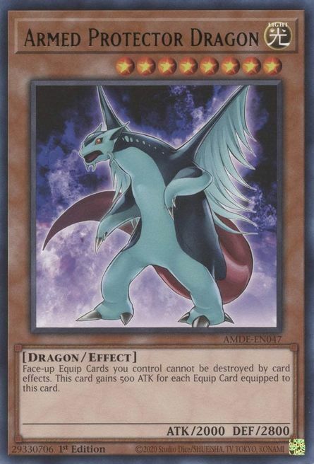 Armed Protector Dragon Card Front