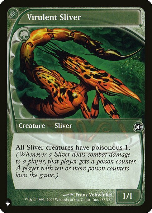 Virulent Sliver Card Front