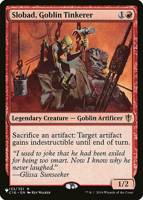 Slobad, Goblin Tinkerer Card Front