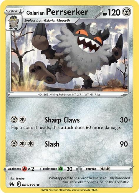 Galarian Perrserker Card Front