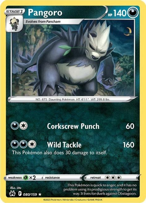 Pangoro Card Front