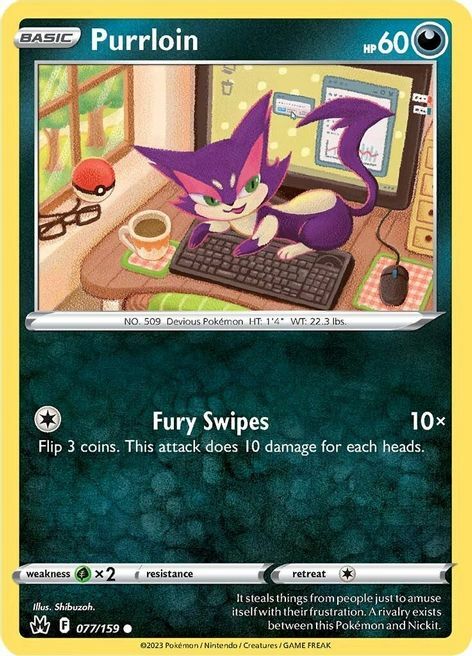 Purrloin Card Front