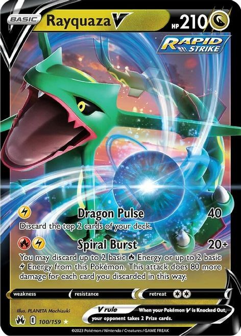 Rayquaza V Card Front