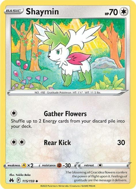 Shaymin Card Front