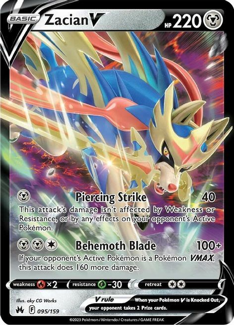 Zacian V Card Front