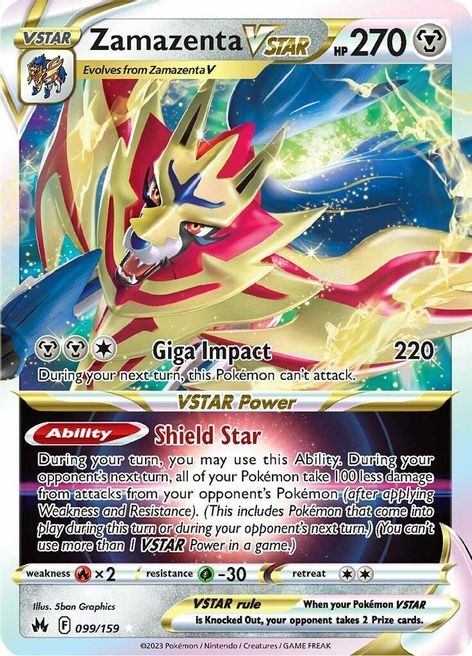 Zamazenta VSTAR Card Front