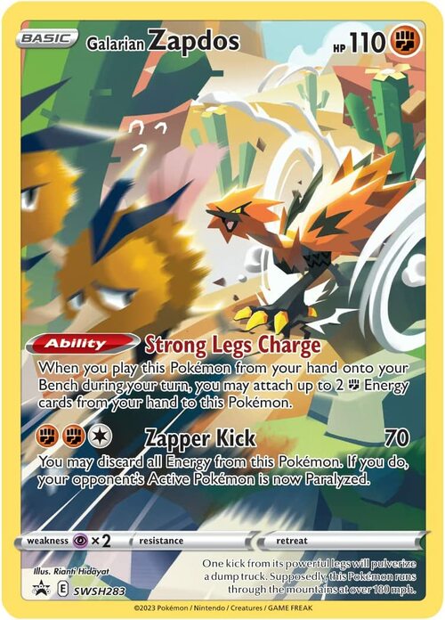 Galarian Zapdos Card Front