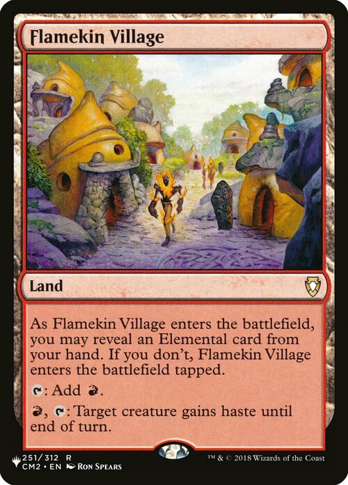 Flamekin Village Card Front