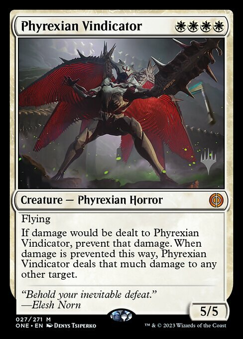 Phyrexian Vindicator Card Front