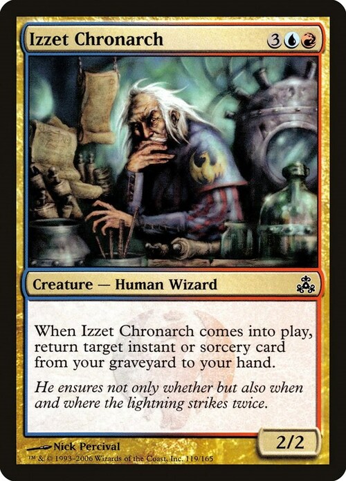 Izzet Chronarch Card Front