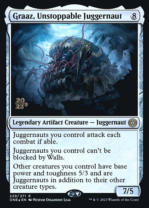 Graaz, Unstoppable Juggernaut Card Front