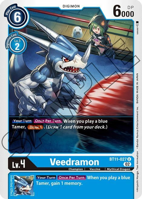 Veedramon Card Front