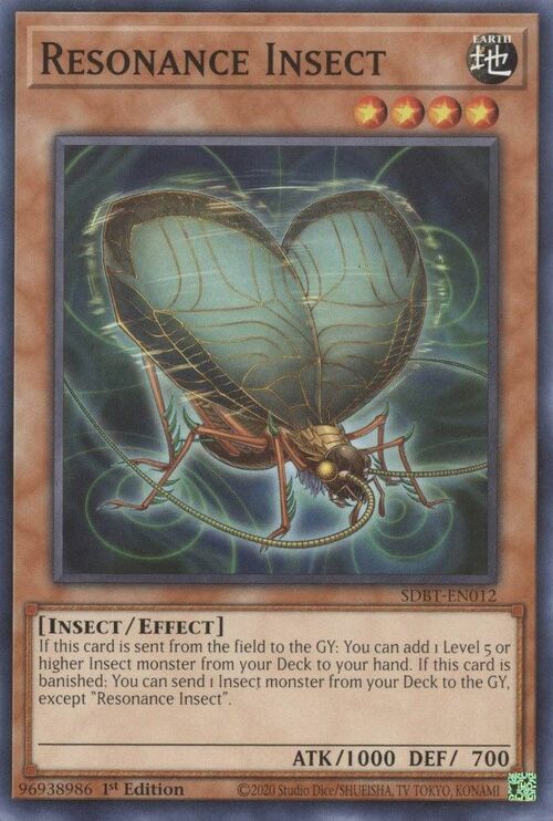 Resonance Insect Card Front