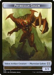 Phyrexian Golem // Phyrexian Mite