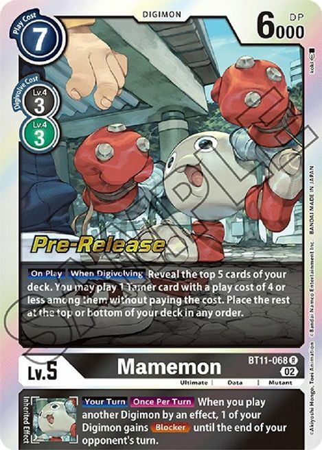 Mamemon Card Front