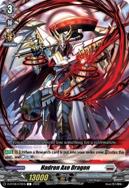 Hadron Axe Dragon Card Front