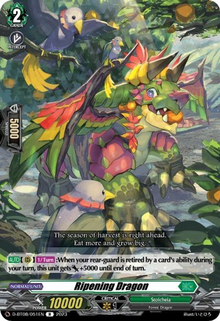 Ripening Dragon Card Front