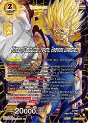 Prince of Destruction Vegeta, Emotions Unleashed