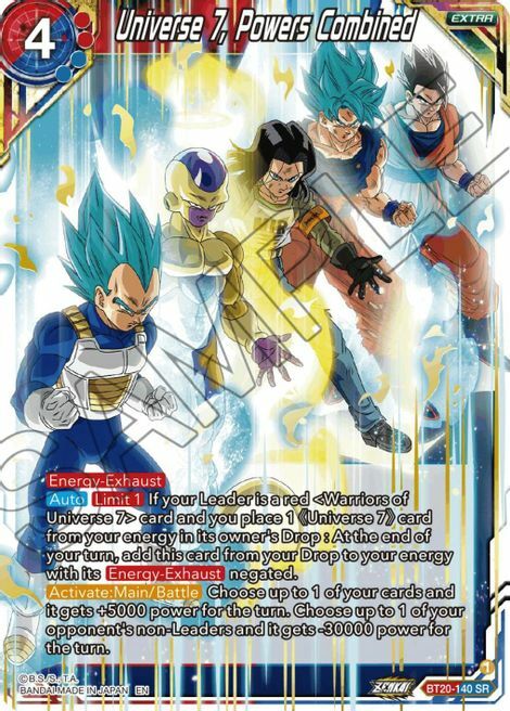 Universe 7, Powers Combined Card Front