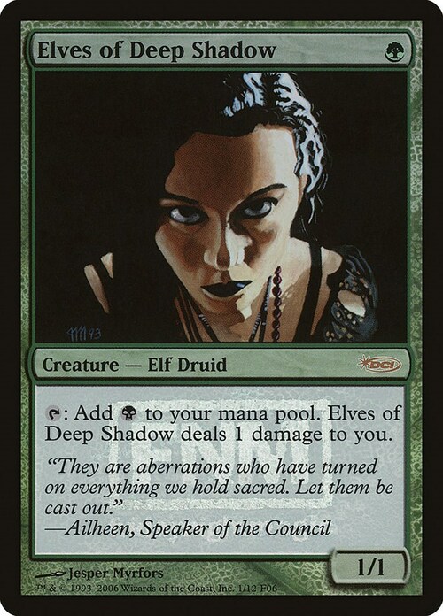 Elves of Deep Shadow Card Front