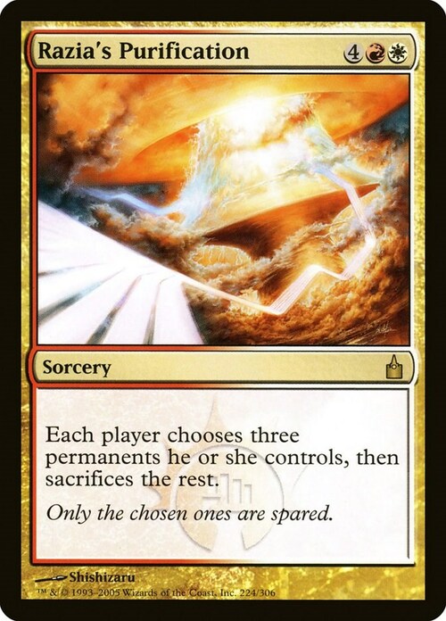 Razia's Purification Card Front